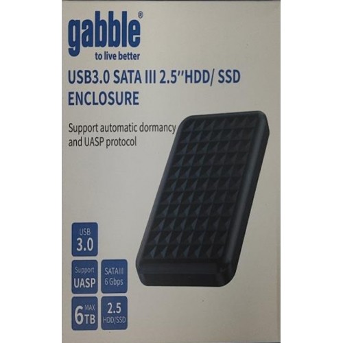 GABBLE GAB-HK241 USB 3.0  HARDDİSK  KUTUSU  2.5'